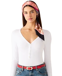 Steve Madden Vintage-Inspired Paisley Square Scarf