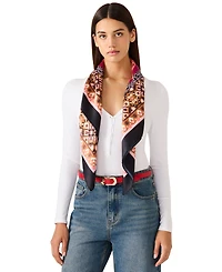 Steve Madden Vintage-Inspired Paisley Square Scarf