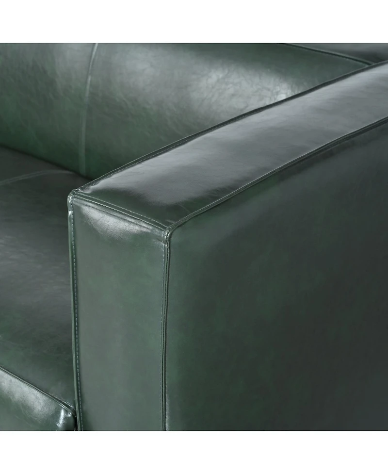 Streamdale Furniture Tuxedo Sofa with Birch Wood Legs