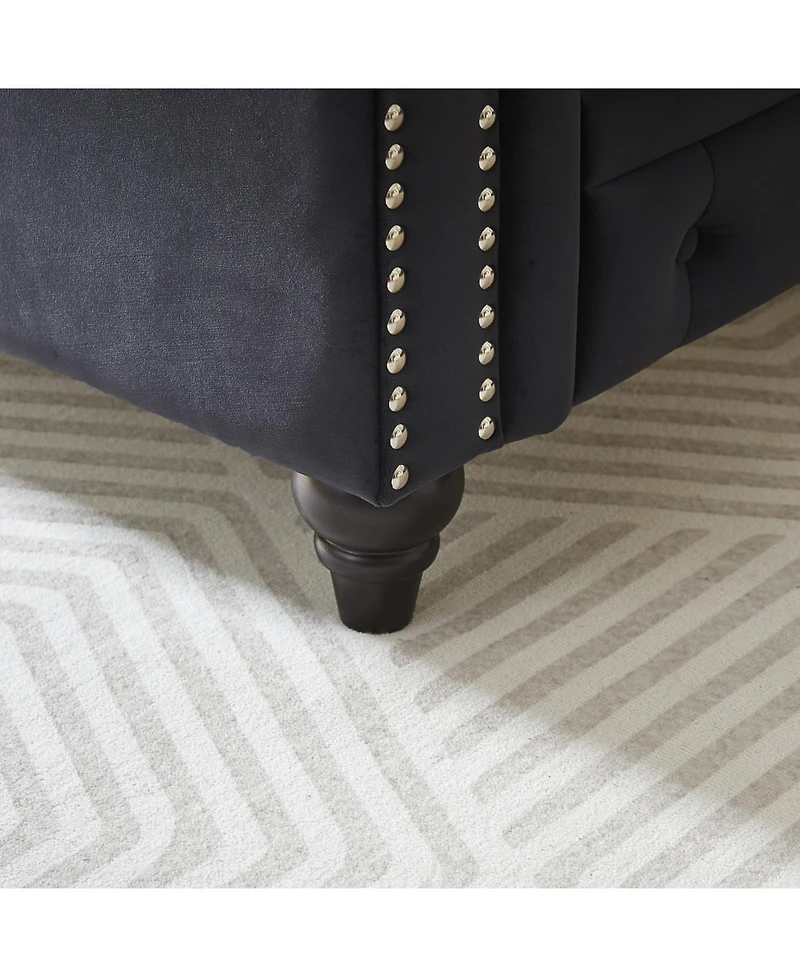 Streamdale Furniture Modern 6-Seat Sofa with Wood Frame & Cushions