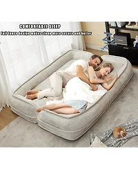 Streamdale Furniture Double Dog Bed Loveseat- Extra Large Floor Couch, Adjustable.