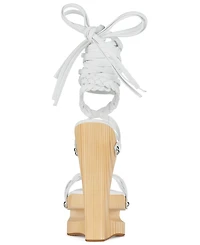 Jeffrey Campbell Women's Sculpted Leg-Wrap Platform Sandals