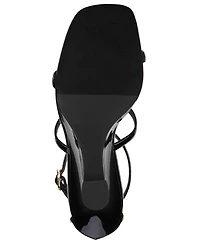 Jeffrey Campbell Women's Swamped Embellished Sculpted Wedge Sandals