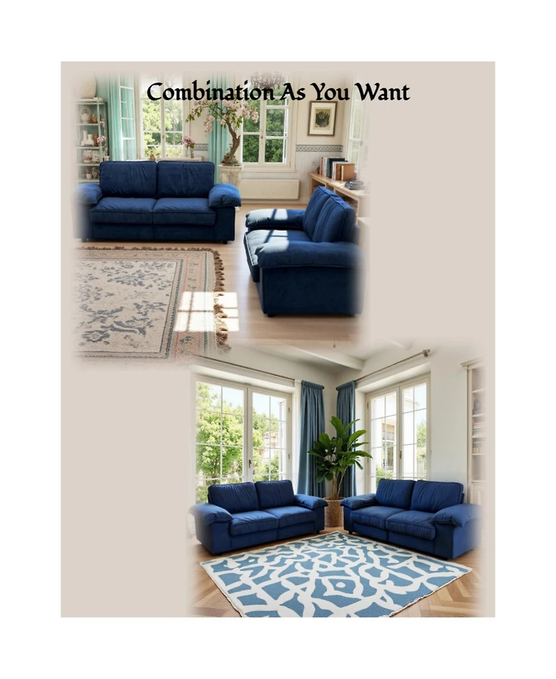 Streamdale Furniture Modern Storage Loveseat Sofa - Small Space Living