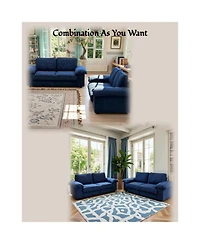 Streamdale Furniture Modern Storage Loveseat Sofa - Small Space Living