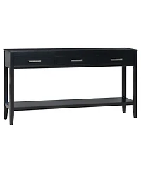Streamdale Furniture Contemporary 3-Drawer Console Table with 1 Shelf, Entrance for Entryway, Hallway, Living Room, Foyer, Corridor