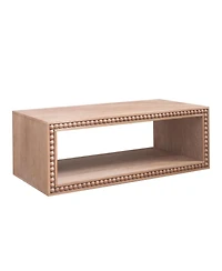 Streamdale Furniture Streamdale Rustic Beaded Edge Coffee Table