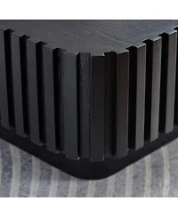 Streamdale Furniture Modern 31.5" Handcraft Drum Coffee Table