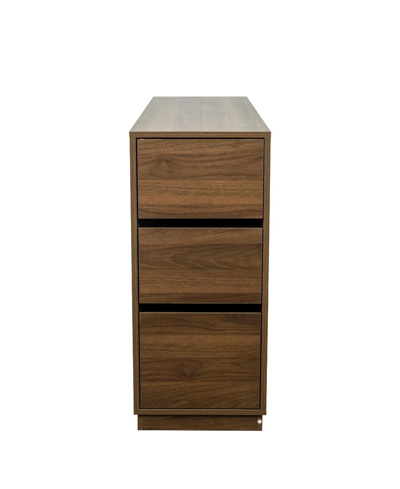 Streamdale Furniture Small Kitchen Sideboard with Glass Doors & Drawers