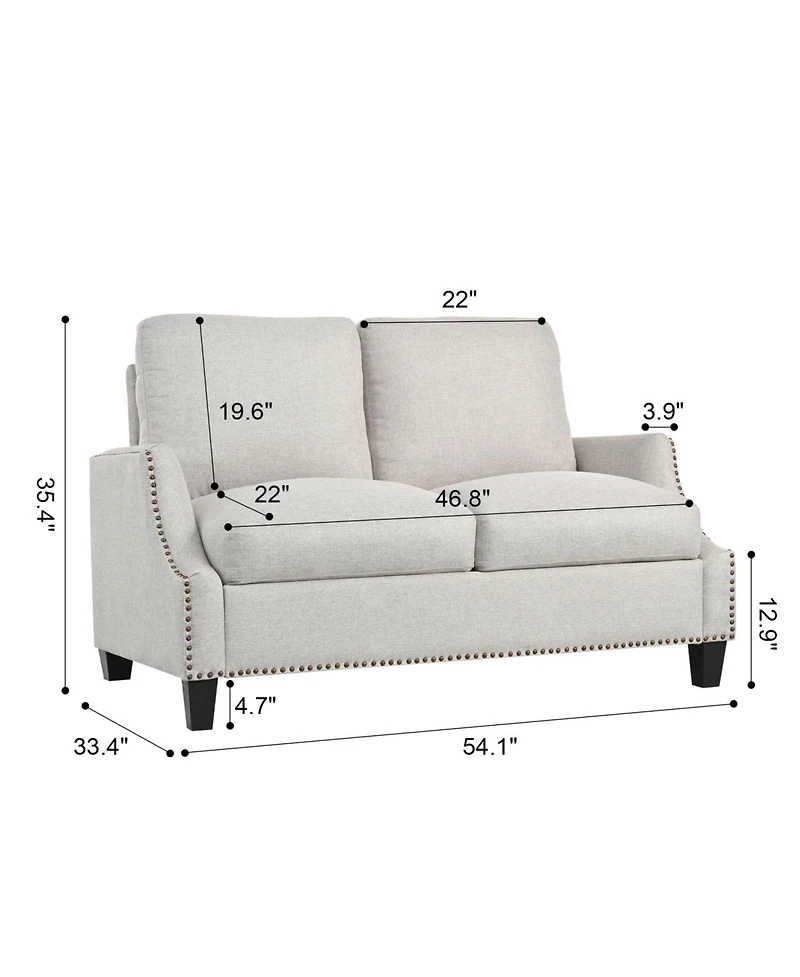 Streamdale Furniture 3-Piece Modern Living Room Sofa Set