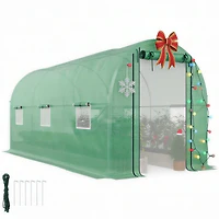 Outsunny Hoop house with Support Rods, Walk-in house,