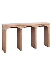 Streamdale Furniture Rustic Archway Console Table