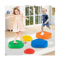 Hongge Kids Balance Stepping Stones Set for Indoor and Outdoor Sensory Play