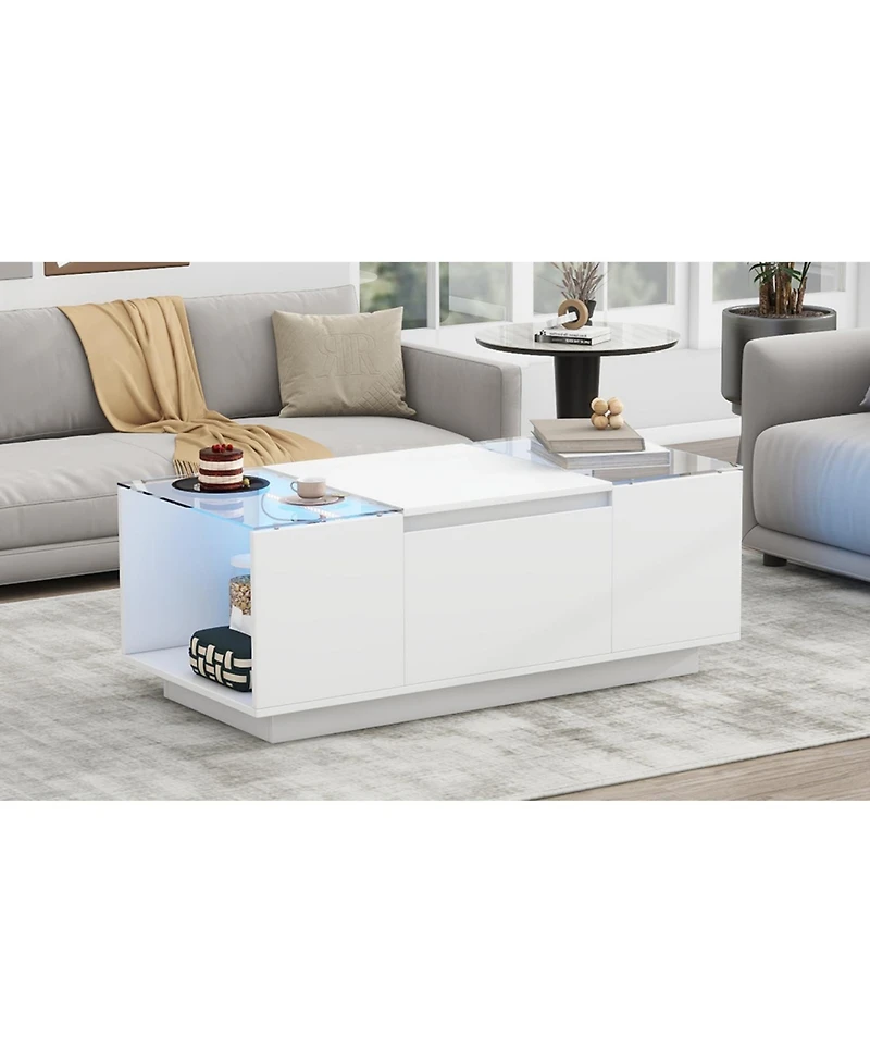Streamdale Furniture Coffee Table with Storage & Drawers