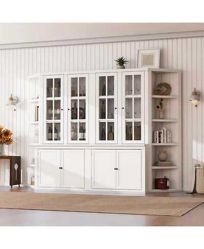 Streamdale Furniture Retro Display Cabinets & Bookshelves Wall Unit