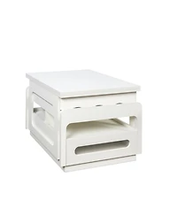 Streamdale Furniture 3-in-1 Deformed Coffee Table with Storage