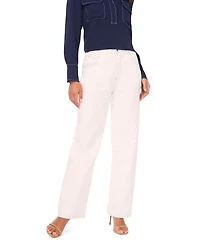 Vince Camuto Women's Curved Seam Straight Jeans