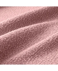 Streamdale Furniture Streamdale Pink Boucle 2-Seater Loveseat Sofa with Shell Armrests