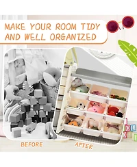 Streamdale Furniture Toy Storage Organizer with 14 Bins for Kids