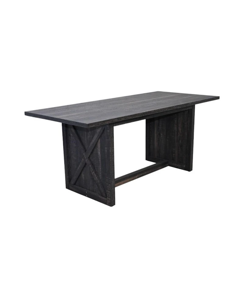 Streamdale Furniture Farmhouse Dining Table 70.87" Gray