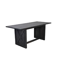 Streamdale Furniture Farmhouse Dining Table 70.87" Gray