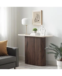 Danya B Hans White Abstract Embrace Couple Matte Ceramic Sculpture Set