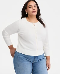 On 34th Trendy Plus Sweater Cardigan, Exclusively at Macy's