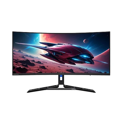Lenovo Legion R34w-30 34" 21:9 Uwqhd 180Hz Curved Va Wled Gaming Monitor, Raven