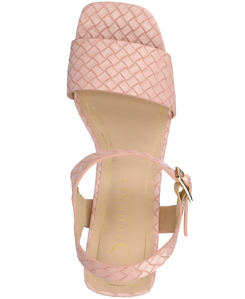 Journee Collection Women's Shaina Open Toe Sandals