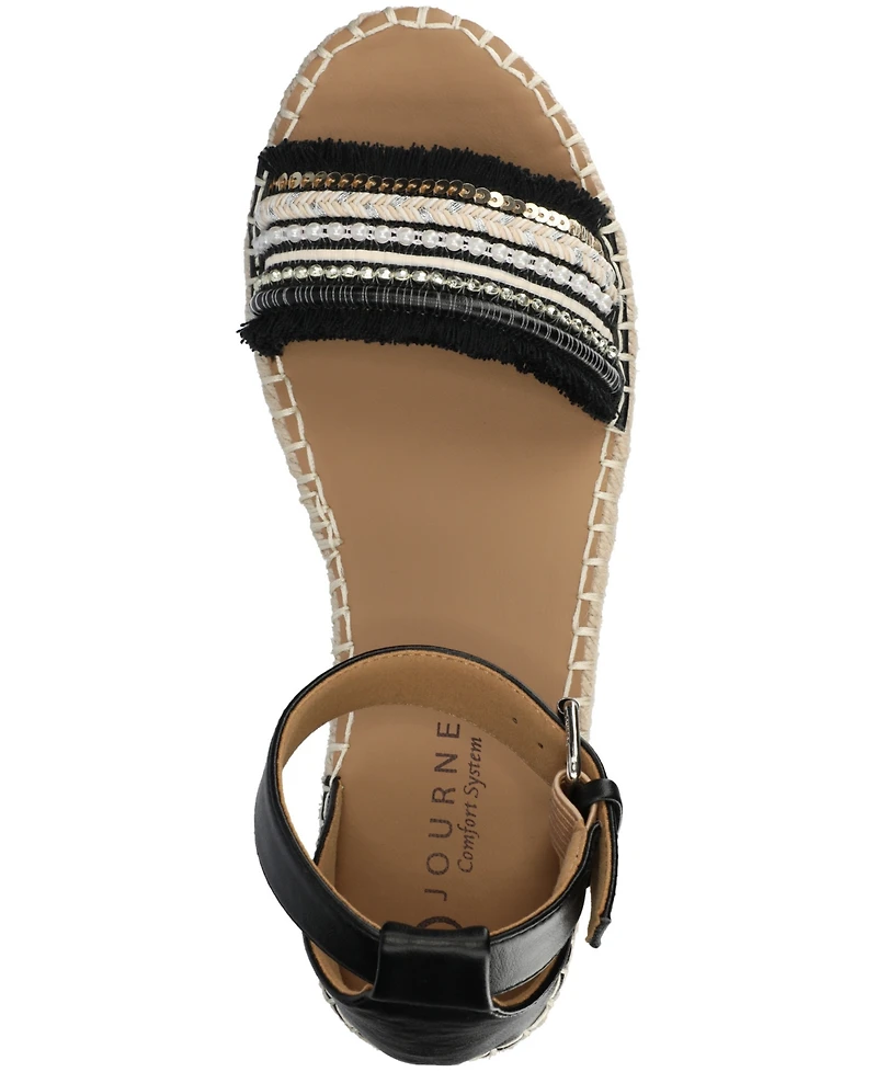 Journee Collection Women's Tristeen Espadrille Sandals