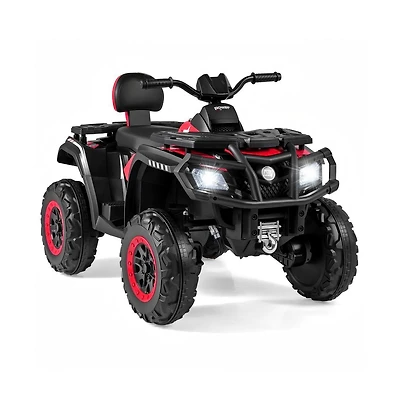 Hongge Kids Electric Two Seater Atv Ride On Vehicle with Four Motors Suspension and Music Functions