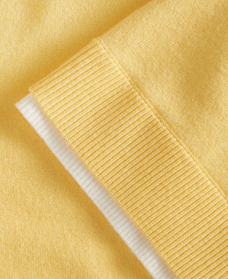 On 34th Women's Short-Sleeve Tipped Polo Sweater, Macy's Exclusive
