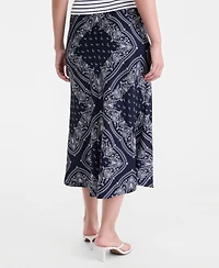 On 34th Women's Printed Midi Slip Skirt, Macy's Exclusive
