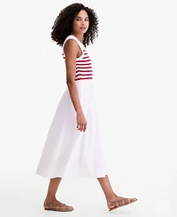 On 34th Women's Mixed-Media Sweater Midi Dress, Macy's Exclusive