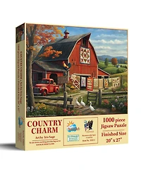 SunsOut Country Charm 1000 piece Jigsaw Puzzle for Adults
