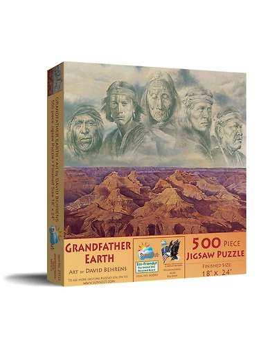 SunsOut Grandfather Earth 500 piece Jigsaw Puzzle for Adults
