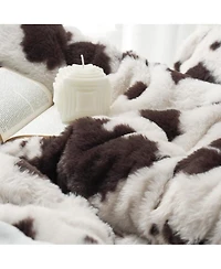 Coma Inducer Cow Crush - Oversized Comforter Set - Brown and White.