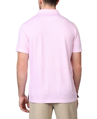 Tailorbyrd Men's Geo Floral Modal Pique Polo