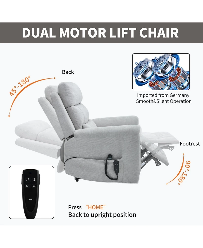 Streamdale Furniture Power Lift Recliner, 350 Lbs