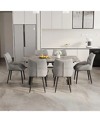 Streamdale Furniture 62.9" Rectangular Dining Table & 4-Chair Set