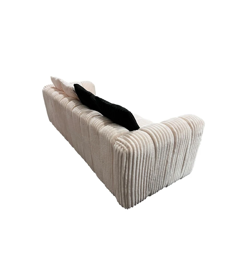 Streamdale Furniture 82.68-inch high-end corduroy multi-seat sofa