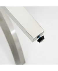 Streamdale Furniture Streamdale Mid Century Blue Chenille Dining Chairs (Set of 2