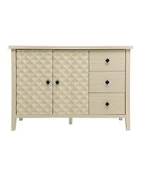 Streamdale Modern 2 Door 3 Drawer Storage Cabinet