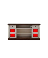 Streamdale Farmhouse Fireplace Tv Stand, 70-inch Entertainment Center with Led