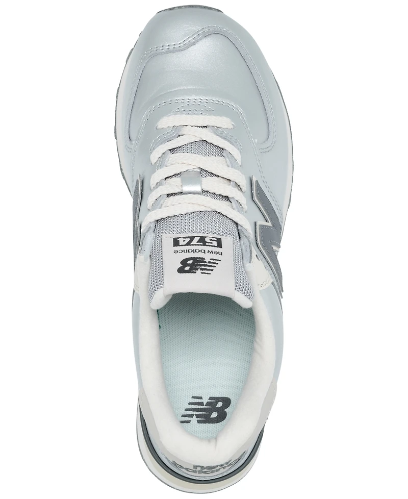 New Balance Women's 574 Metallic Casual Sneakers from Finish Line
