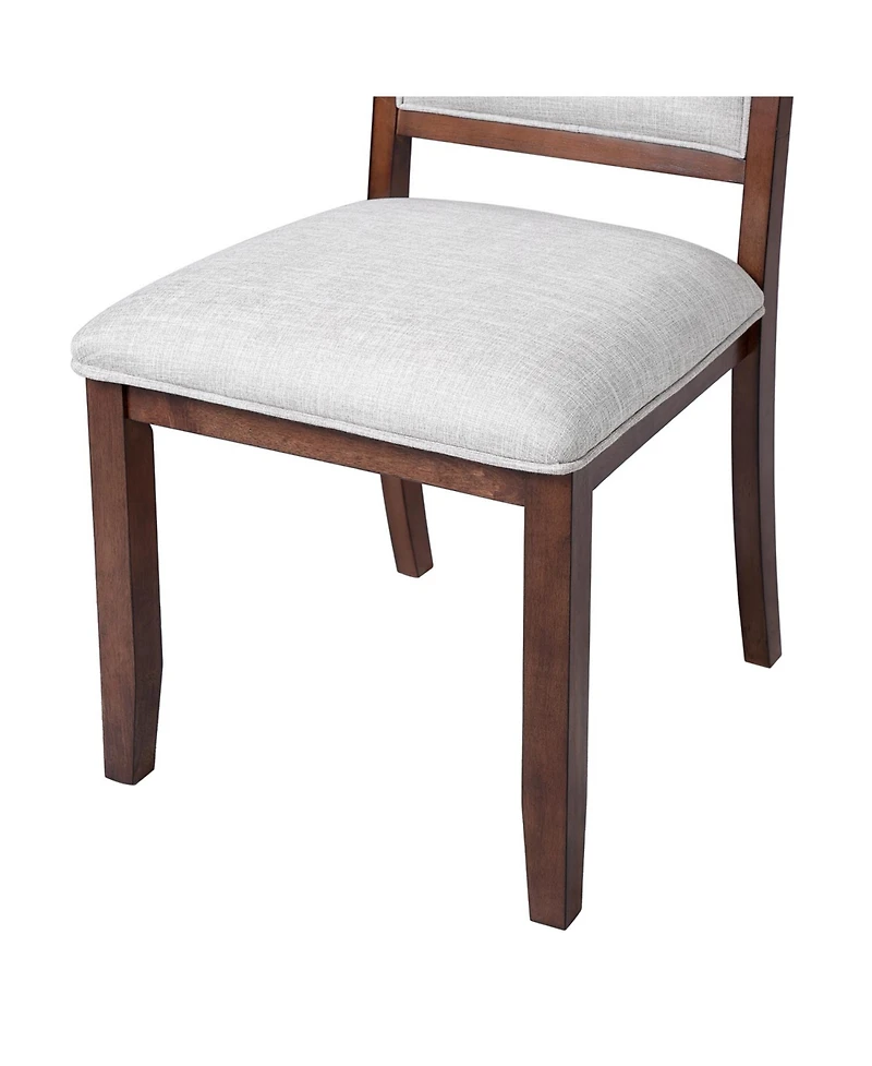 Streamdale Furniture Farmhouse Upholstered Dining Chairs Set of 4