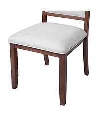 Streamdale Furniture Farmhouse Upholstered Dining Chairs Set of 4