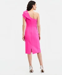 Eliza J Women's Ruffled One-Shoulder Sleeveless Dress