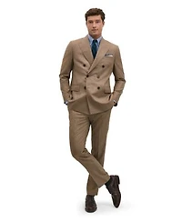 B By Brooks Brothers Mens Classic Fit Houndstooth Suit