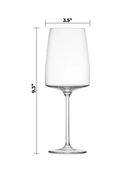 Zwiesel Glas Sensa Crystal Red Wine Glasses, Set of 4